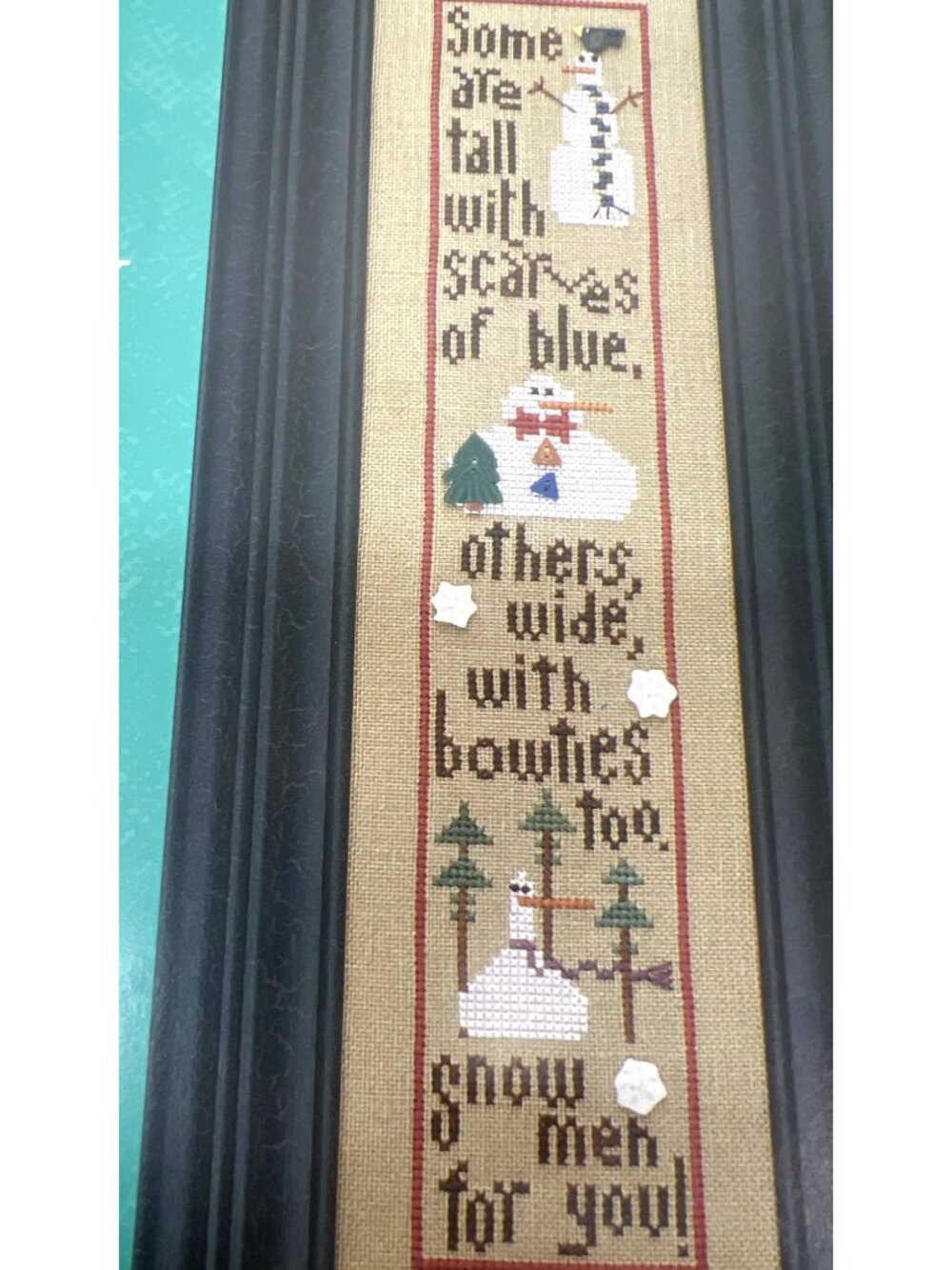 Heart In Hand Snowman Medley Cross Stitch Chart